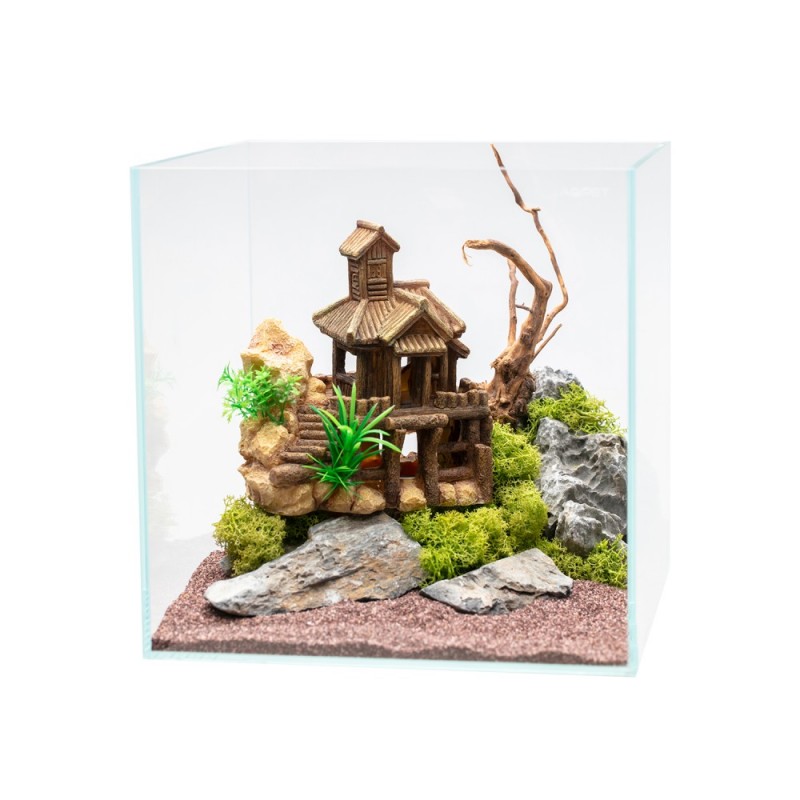 WOOD CASTLE Aqpet Decorart Decori per Acquari