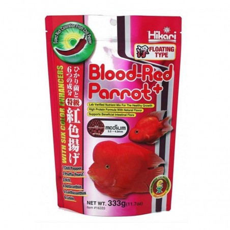 Blood Red Parrot 333 gr Hikari food