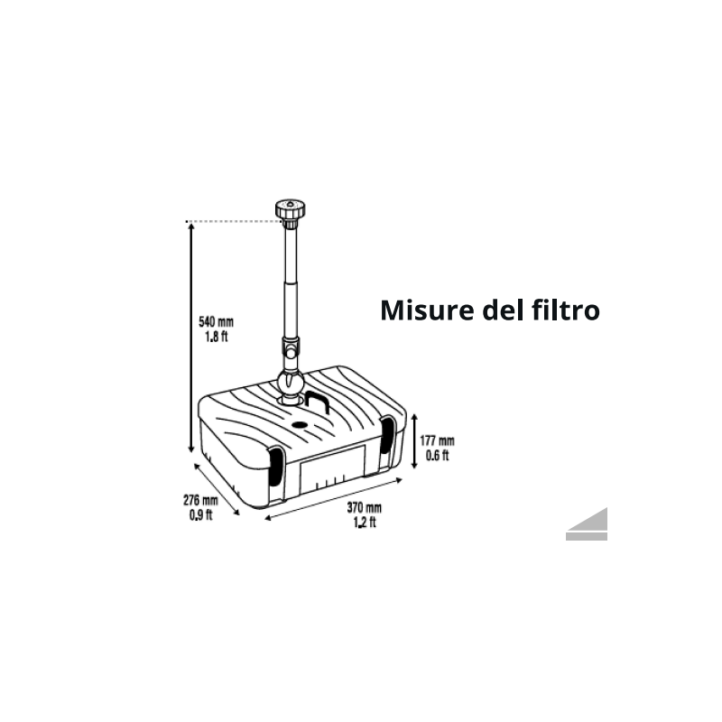 Filtre filtre filtre de filtre UVC solce