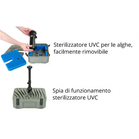 FilterPond UVC filter Pond SICCE