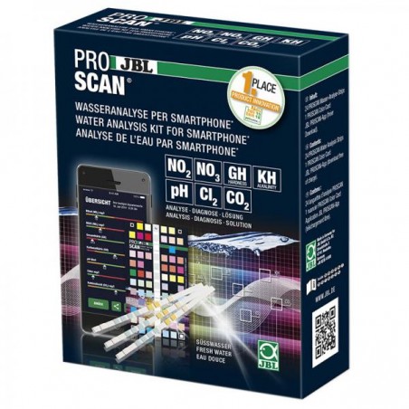 PROSSAN, Water test with smartphone analysis for freshwater aquariums, ponds, faucet water and well - JBL