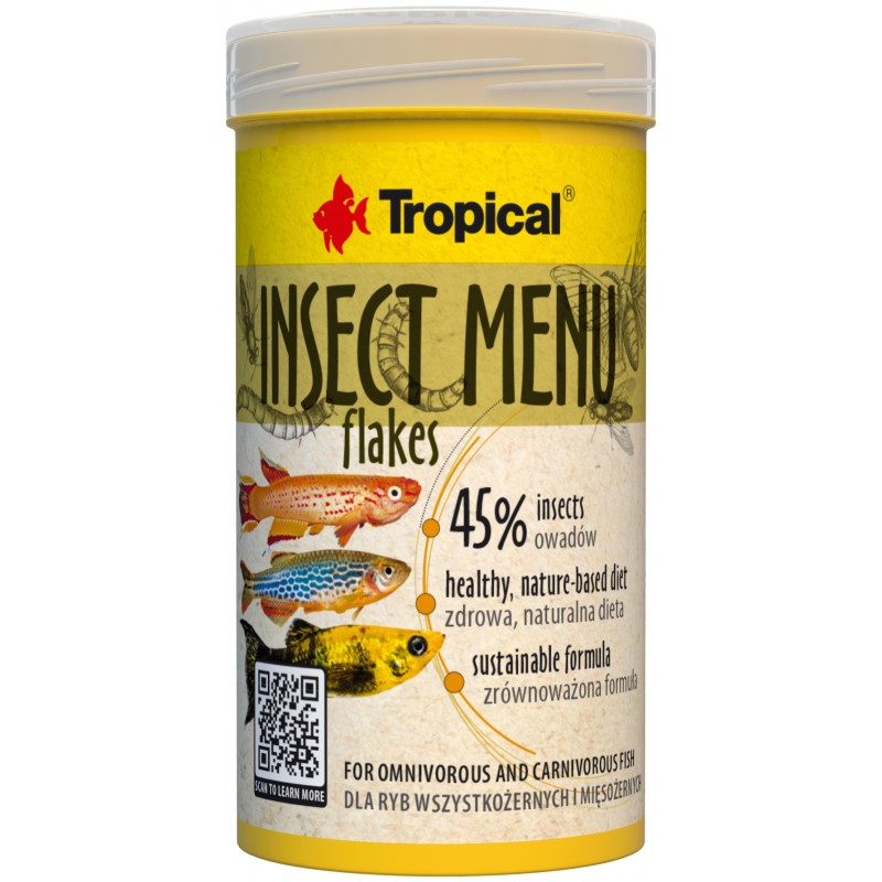 Flakes Insect Menu Tropical