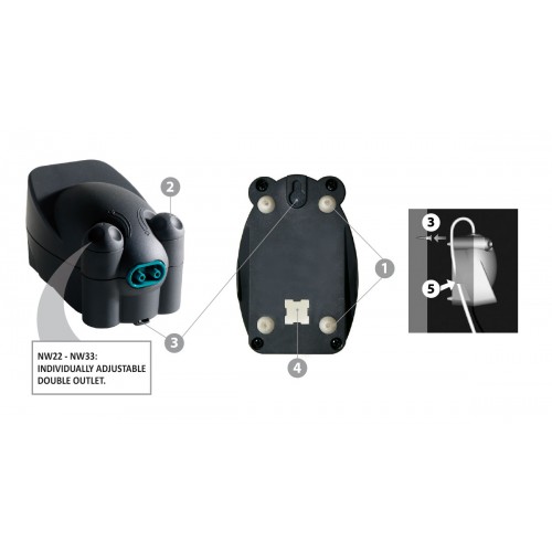 Aeratore Newa Wind NW, aeratore per acquari - Newa