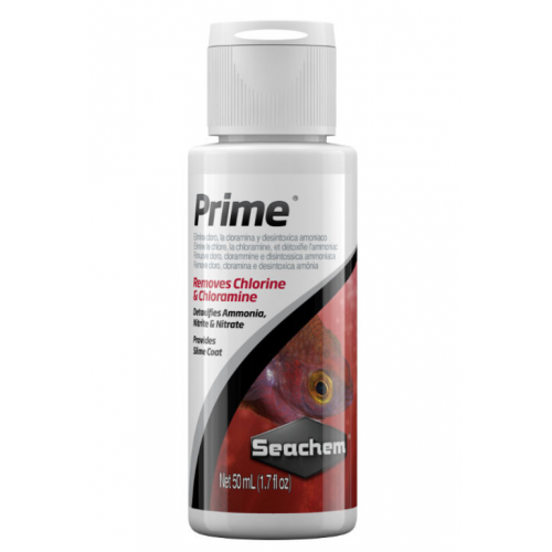 Prime, biocondizionatore per acqua dolce e marina - Seachem (Confezione da: 50 ml)